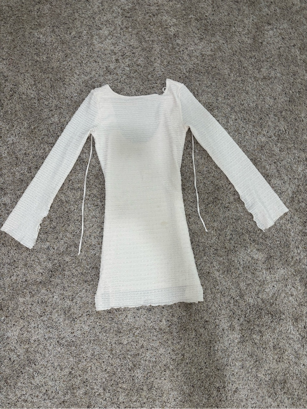 wild fable White Long-Sleeve Knit Mini Dress